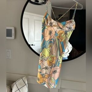 ZARA FLORAL MINI DRESS